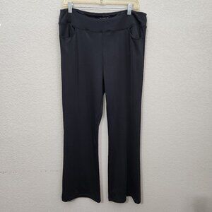 SEVEGO Yoga Pants Women's Stretch Work XXL Black Causal Straight leg